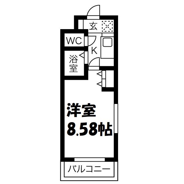 コーラル観月 間取り図