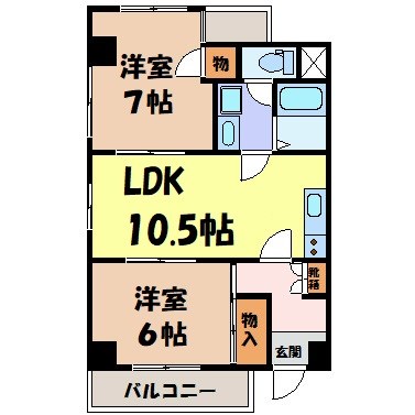 メゾン白川 間取り図