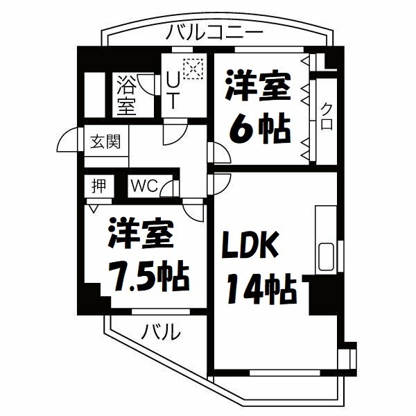 NYレジデンスいりなか 間取り図