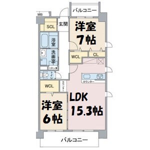 クレスト本郷 間取り