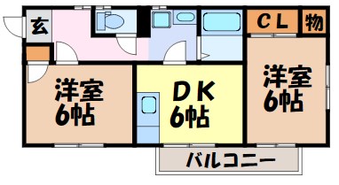 セントラルたちばな 間取り