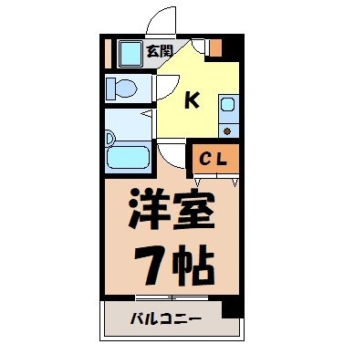パークフラッツ金山 間取り図