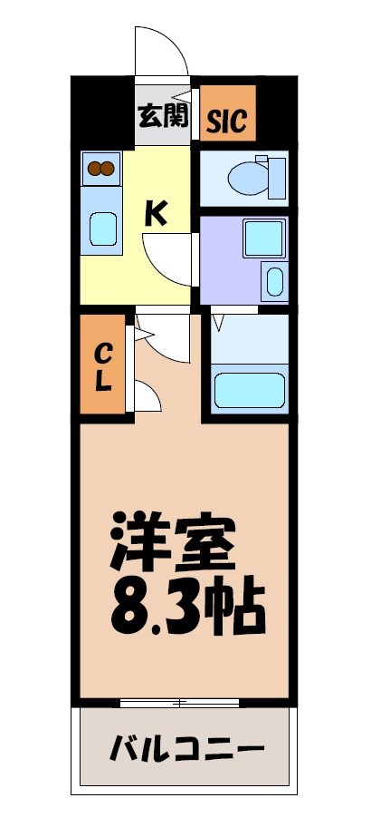 エスリード上前津LIVIA 間取り図