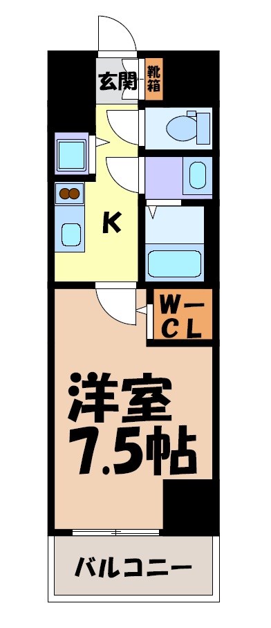 エスリード上前津LIVIA 間取り図