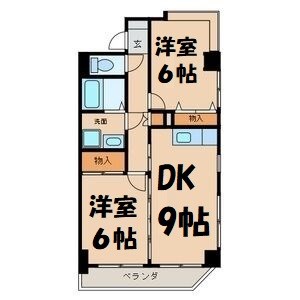 パラッツオダンケ 間取り図