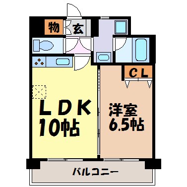 スタジオスクエア泉 間取り図