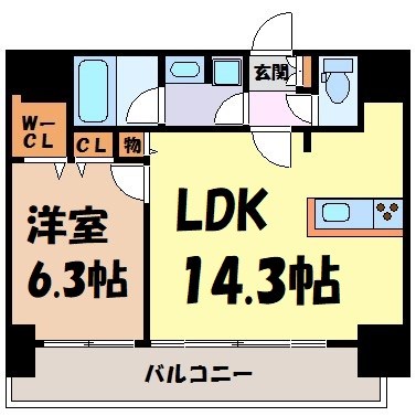 ファーストレジデンス栄 間取り図