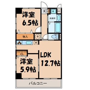 パテオはなの木 間取り図