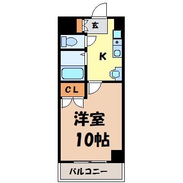 カーサ新栄 間取り図