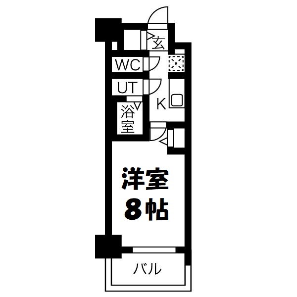メイクス高岳 間取り図