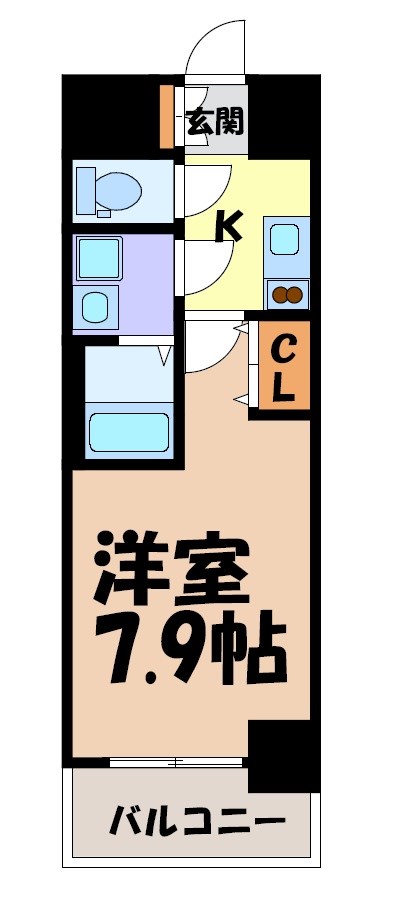 メイクス新栄 間取り図