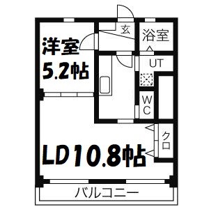 クラウンハイツ城山 間取り