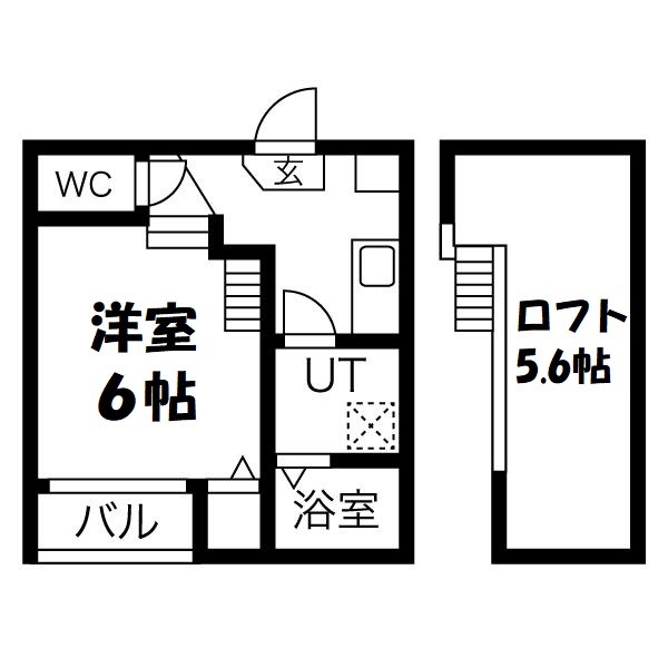 ブランドハウス城西１ 間取り図