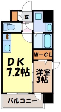 エスリード泉　外堀通 間取り図