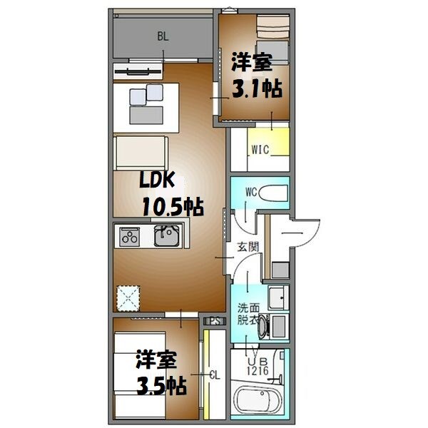 REGALEST名駅松原 間取り図