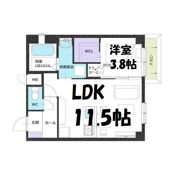 シュガーローフパーク浄心 間取り図