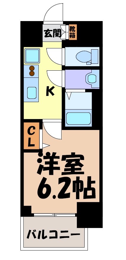 プレサンスTHE大須観音 間取り図