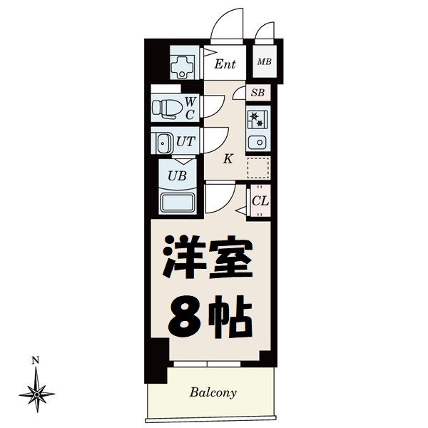 CREST TAPP新栄 間取り図