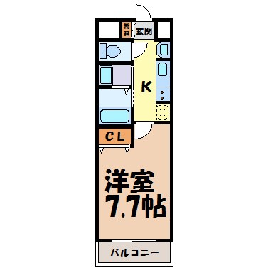 ブルームライフ黒川 間取り図