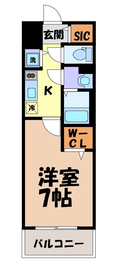 エスリード栄ラ・ヴィ 間取り図