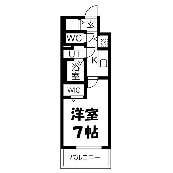 エスリード栄ラ・ヴィ 間取り図