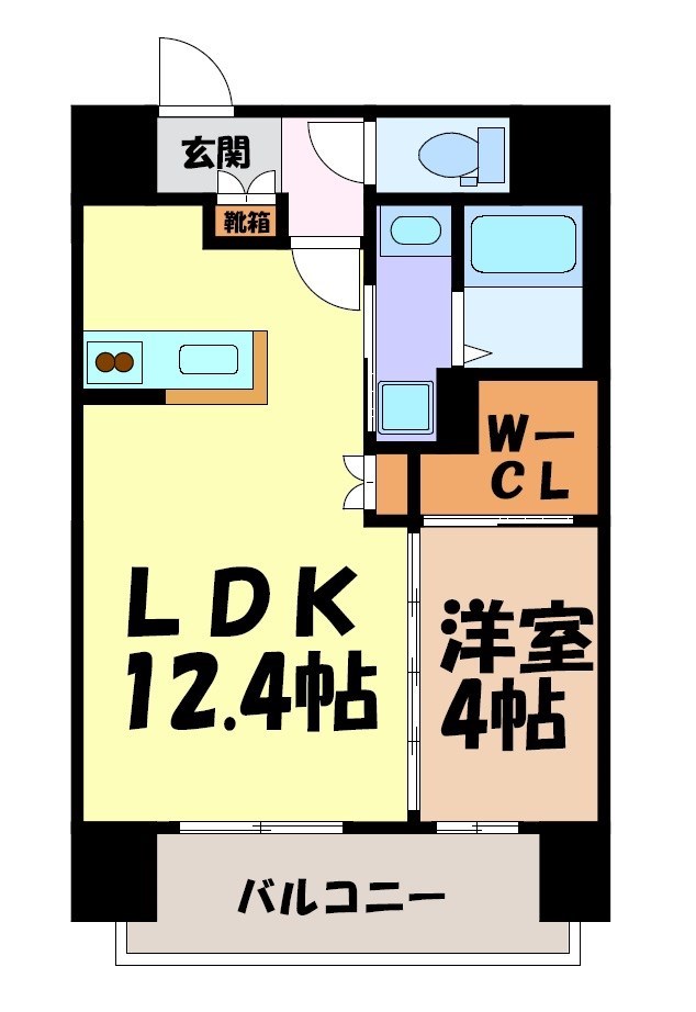 BLESTON　COURT　IMAIKE 間取り図