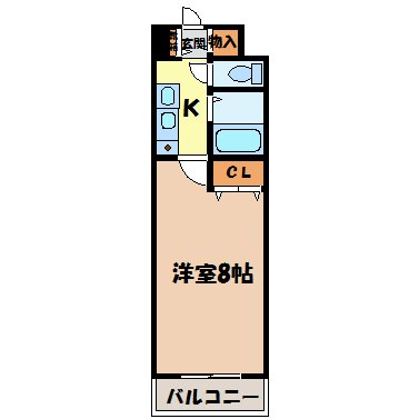 レージュ城西 間取り図