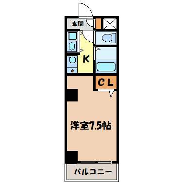 アヴァンセドミール 間取り図