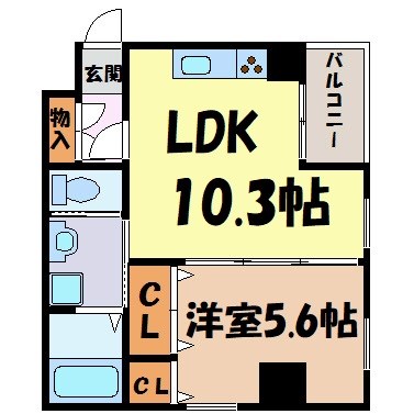 サンエスケーイワタ丸の内 間取り