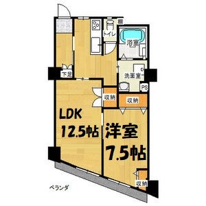 パラシオン覚王山 間取り図