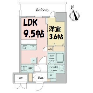 スプランディッド大須門前町 間取り図