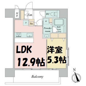 スプランディッド大須門前町 間取り図