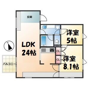 ＴＡＳＨＩＲＯ７１ 間取り図