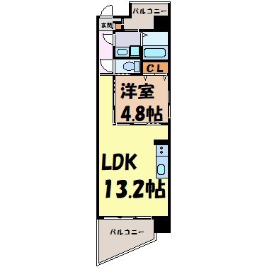 Ｔｈｅ　Ｇｌａｓｓｅｓ 間取り