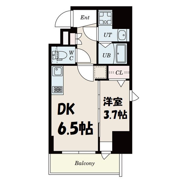 エスリードレジデンス上前津フロント 間取り図