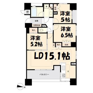 リエトコート丸の内 間取り図