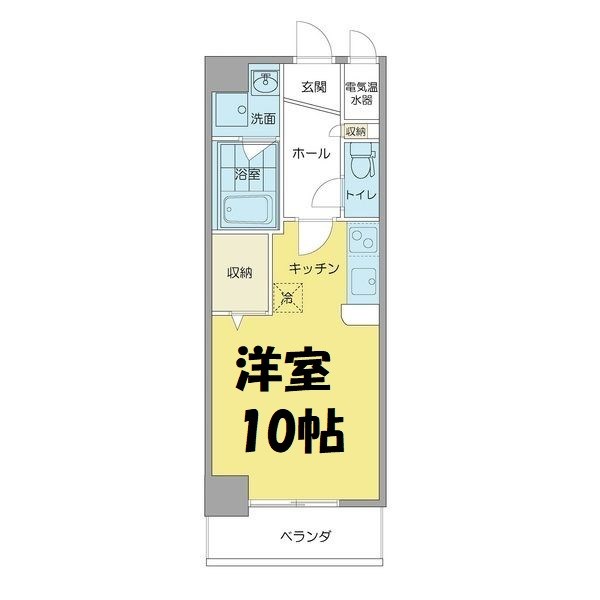 ラ・ミューズ1101 間取り図