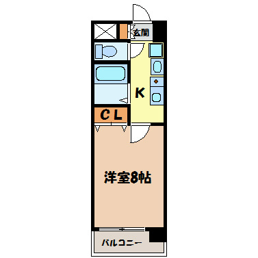 ヒルズ新栄 間取り図