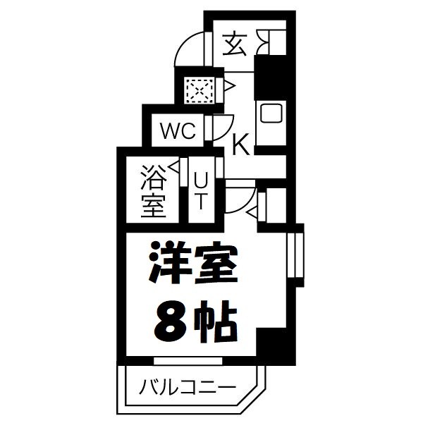 プレシャス名駅 間取り図