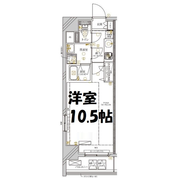 ディアレイシャス大須観音 間取り図