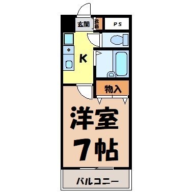 エクセルシオール金山 間取り図