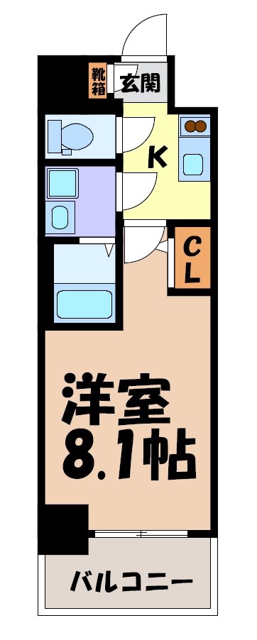 エスリード新栄マルス 間取り図