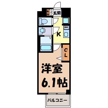 プレサンス広小路通葵 間取り図