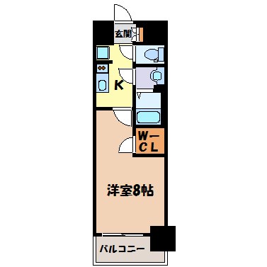 プレサンスNAGOYAファスト 間取り図