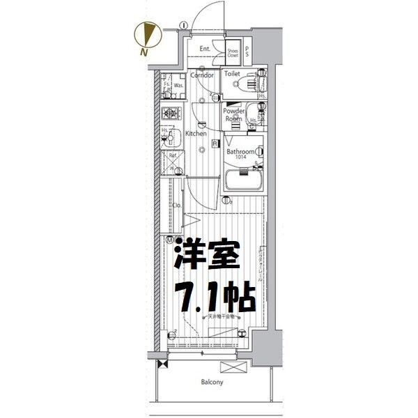 メイクスデザイン名駅南 間取り図