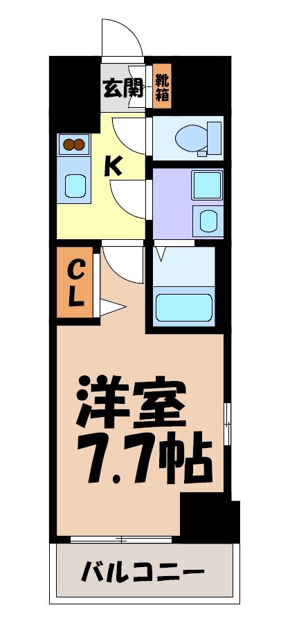 エスリード栄ル・クール 間取り図