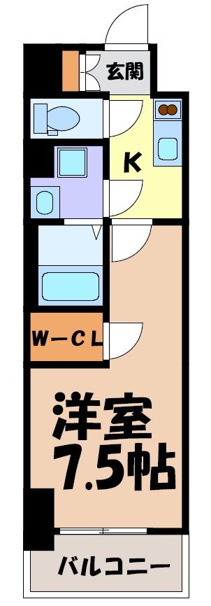 エスリード上前津ツヴァイテ 間取り図