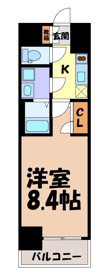 エスリード泉プレステージ 間取り図