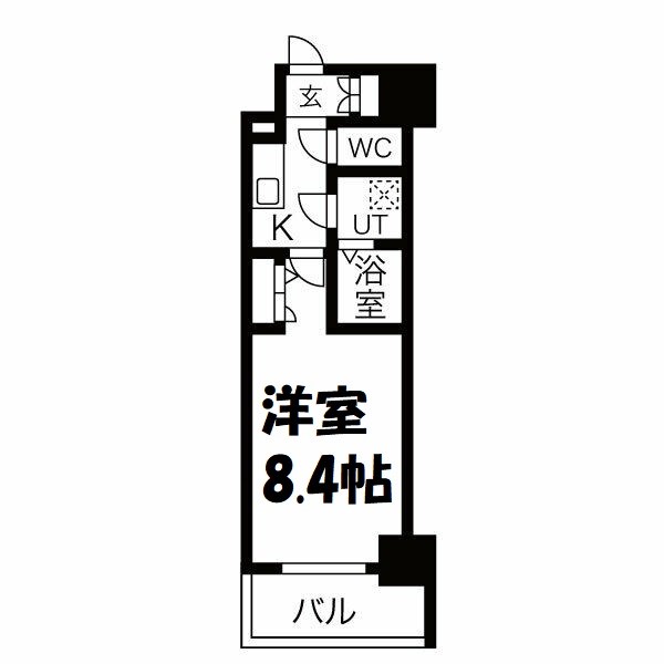 エスリード泉プレステージ 間取り図