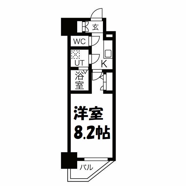 エスリード泉プレステージ 間取り図